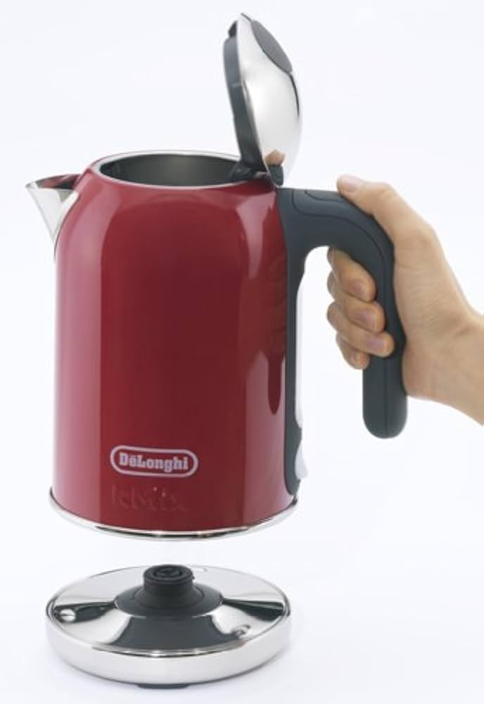 Amazon | DeLonghi kMix(ケーミックス) 電気ケトル レッド